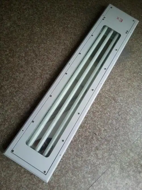 bhy系列 三管防爆洁净荧光灯 40w嵌入式安装适用范围:1,适用于1区,2区