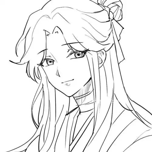 天官赐福手绘练习谢怜手绘线稿详细过程