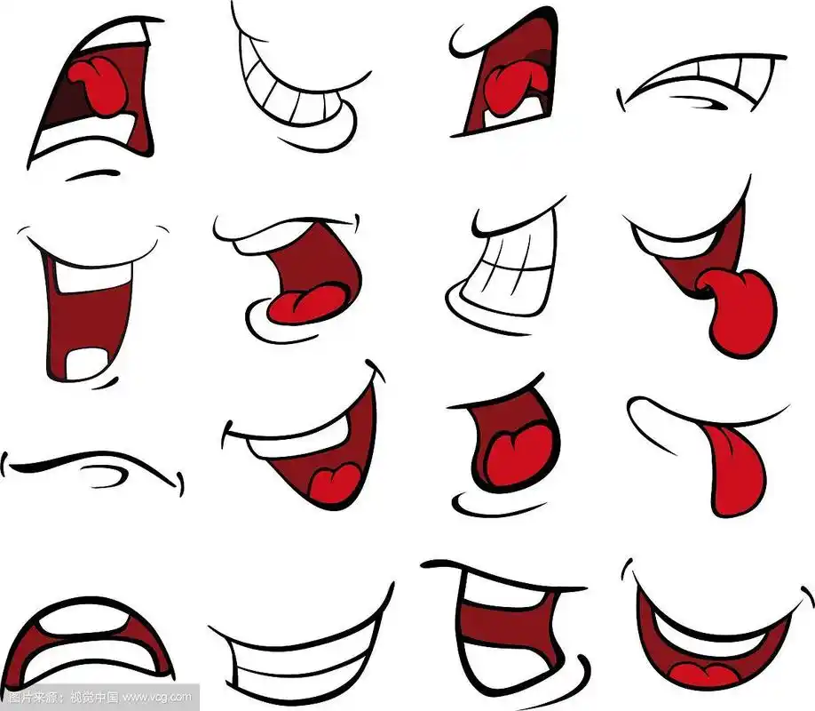 一套嘴卡通