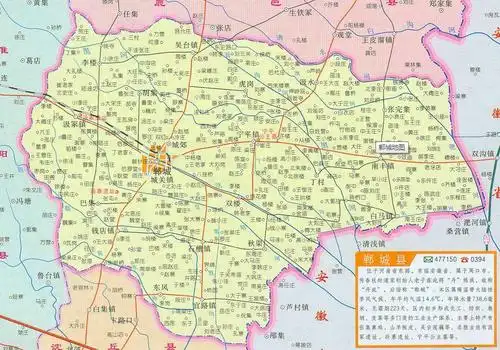 郸城县地图全图高清版