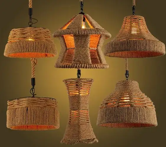 厂家供应麻绳辅料 麻绳工艺品麻绳挂件 北欧风挂毯麻绳编织装饰品