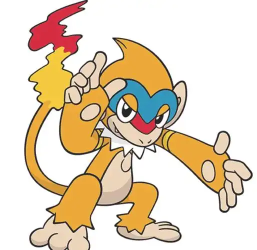 烈焰猴:火与格斗的宝可梦  烈焰猴,宝可梦图鉴编号0391,以其强大的火