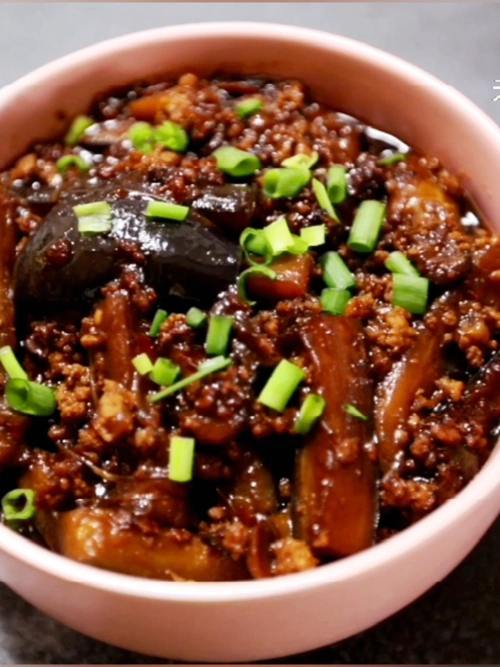 【肉末酱焖茄子的做法,肉末酱焖茄子的家常做法】美食杰菜谱做法大全