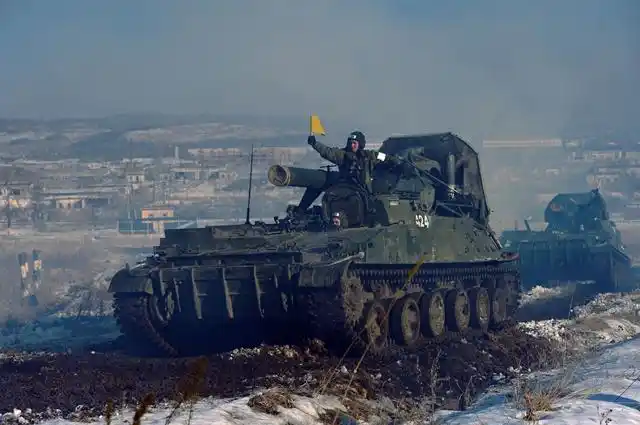 最大口径自行迫击炮2s4郁金香,不仅威力大,还具备反坦克能力