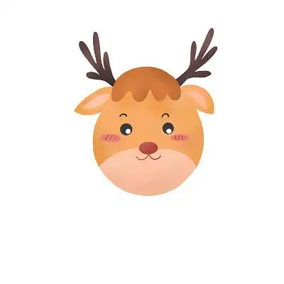 梦幻唯美手绘森林麋鹿星空插画素材背景星地球空星空唯美银河宇宙太空