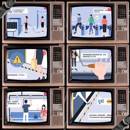 当然,小朋友们同时也要注意乘坐地铁的安全哦!