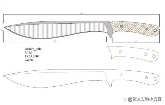 刀迷福利经典名刀设计图纸