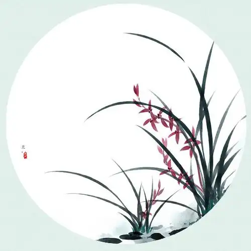 花草,水墨,封面,淡雅,唯美,插画,古风 - 堆糖,美图壁纸兴趣社区