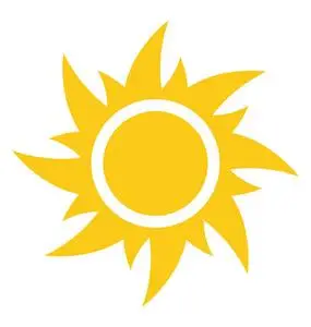 中午的太阳图片-中午的太阳素材-中午的太阳插画-摄图新视界