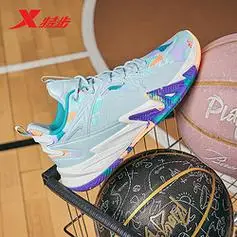 xtep特步逆袭1代v2篮球鞋实战运动鞋雪雾绿元气荧光橘42