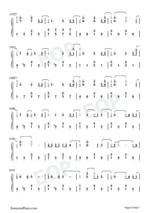 life goes on-防弹少年团双手简谱预览6