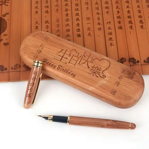 生日礼物钢笔男生 盒装刻字_diy相册_diy小屋_ diy钢笔刻字定制礼物