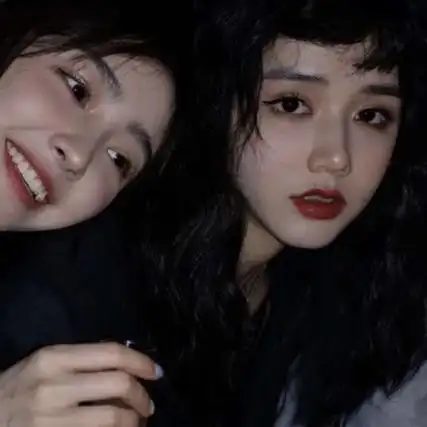 形影不离的双人闺蜜沙雕可爱头像