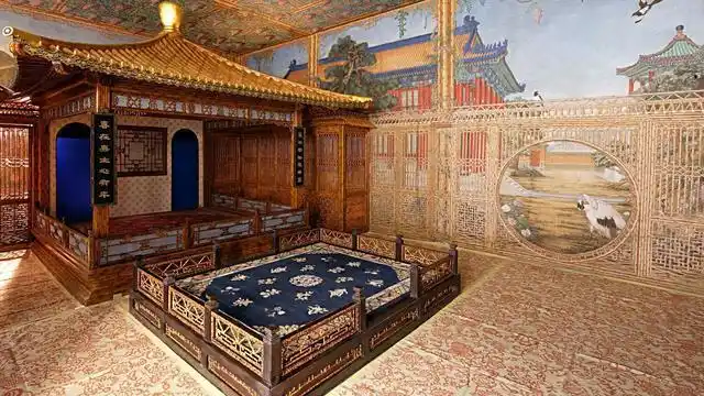 就这样,到了明朝时期,六宫和六寝被并为了坤宁宫,乾清宫和交泰殿