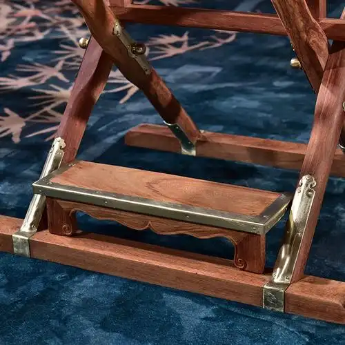 椅子红木家具缅甸花梨实木折叠马扎便携钓鱼旅行折叠椅