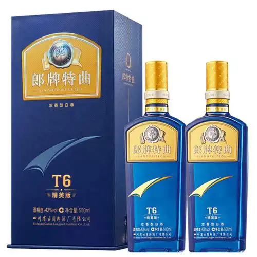 郎酒郎牌特曲t6精英版42度浓香型500ml单瓶双瓶整箱纯粮白酒