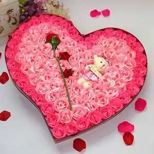 送女生老婆礼物创意生日浪漫礼品女友花玫瑰香皂花礼盒情人节肥皂