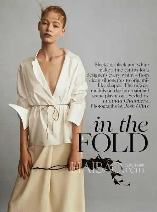 时尚杂志大赏第38期之经典白衬衫造型大片合辑_服装图库–中国服装网