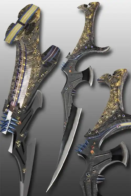 一组冷兵器素材参考