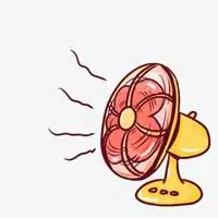 电风扇吹风表情包_微信头像图片大全