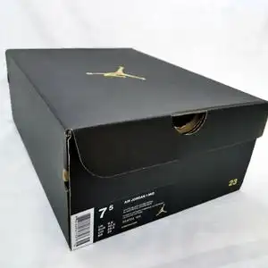 aj鞋盒飞人乔丹黑金23 top3小扣碎小黑金鞋盒