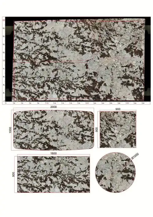 而不是一个普通的石材#奢石餐桌  #大理石餐桌  #雪山银狐奢石餐桌