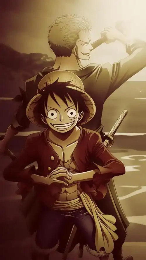 经典动漫海贼王酷炫路飞角色