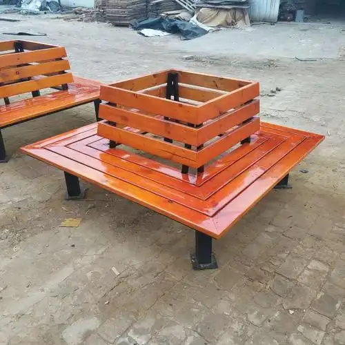 户外围树椅 圆形公园椅 广场休闲围树座椅 实木园林 围树凳