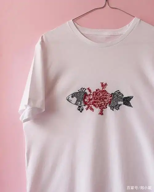 t恤上添加刺绣可以如此好看,这20种手工刺绣图案,每一款都漂亮