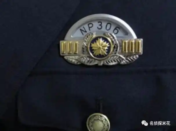 日本警察制服的特色:警衔胸章和白绿袖章