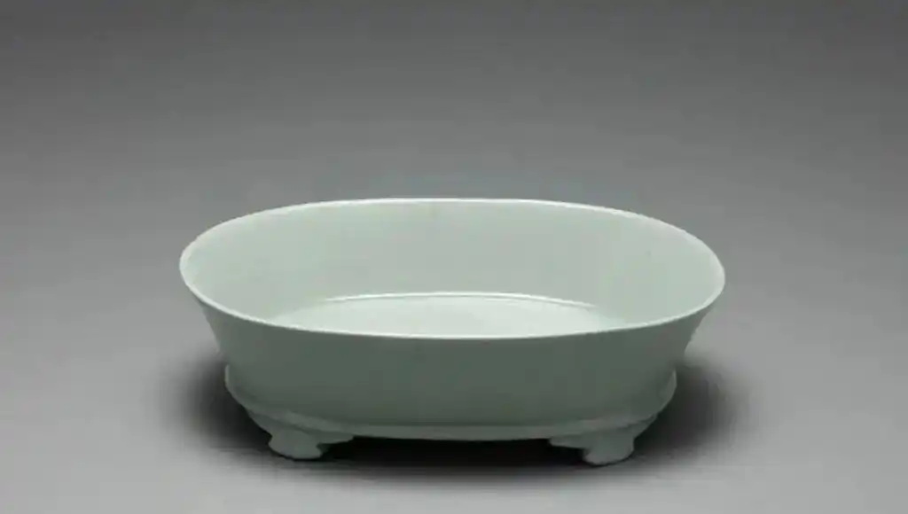 北宋汝窑青瓷水仙盆