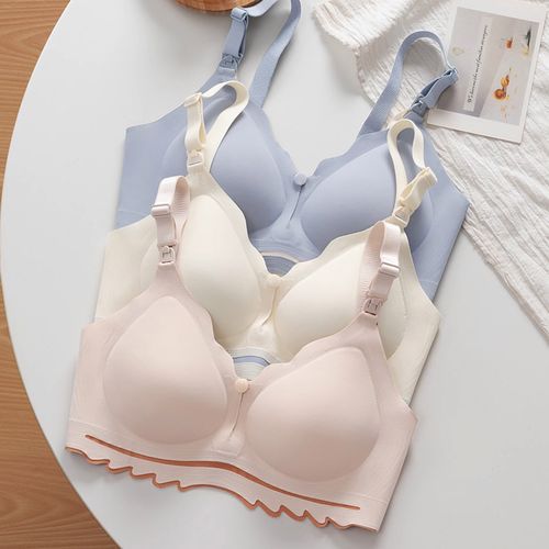 无痕孕妇文胸聚拢怀孕期专用哺乳文胸喂奶胸罩奶妈内衣舒适透气薄