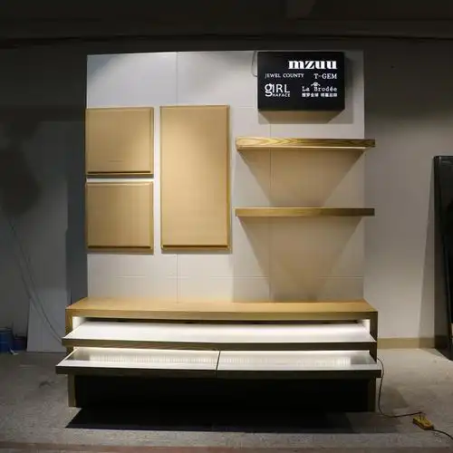 多功能饰品展示柜饰品店墙面柜设计厂家直供免费设计oem饰品展柜