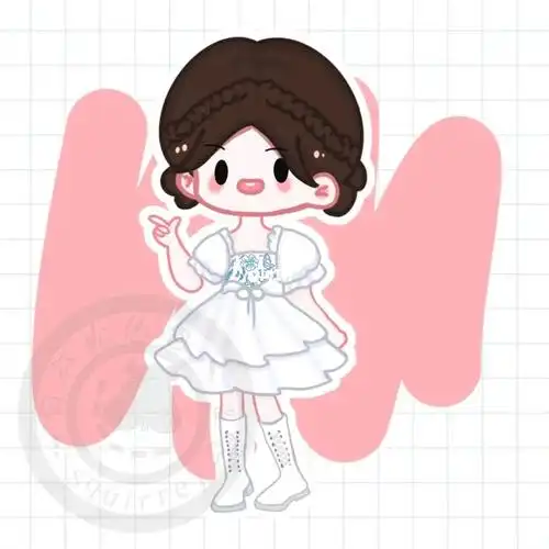 虞书欣q版全身豆豆眼立牌