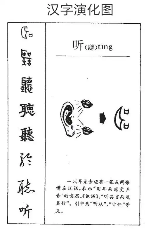 汉字解密之【耳】 临沂河北小学书法教师 高鹏程