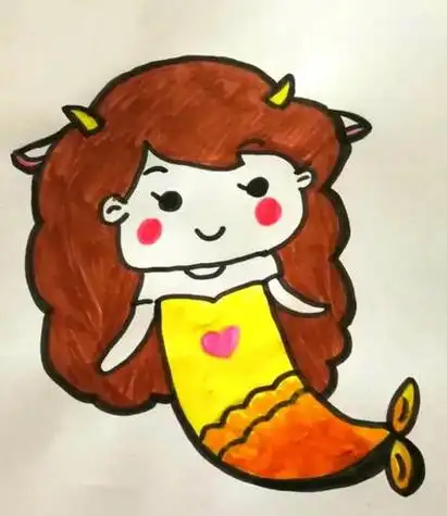 画个了画十二星座之双子座 儿童简笔画 可爱卡通人物