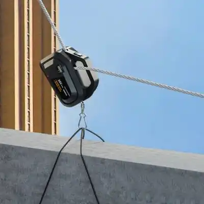 自动爬绳机电动上升充电式锂电葫芦便携无线遥控其他起重工具