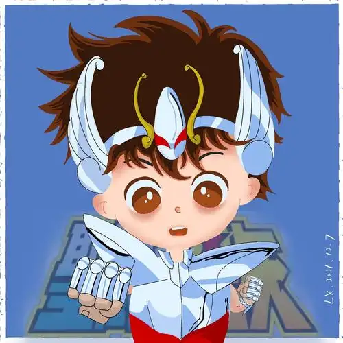 圣斗士q版头像|插画|商业插画|沉迷画画的兴仔 - 原创作品 - 站酷