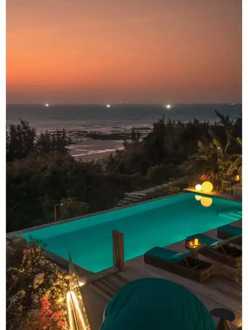 涠洲岛 的恒温无边泳池,卡夫卡定制酒店(冬天也可以下水哦)有朋友感慨