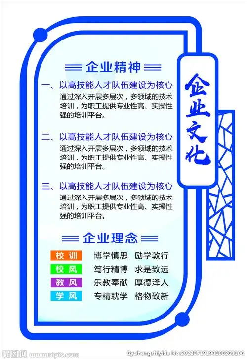 企业文化展板宣传栏