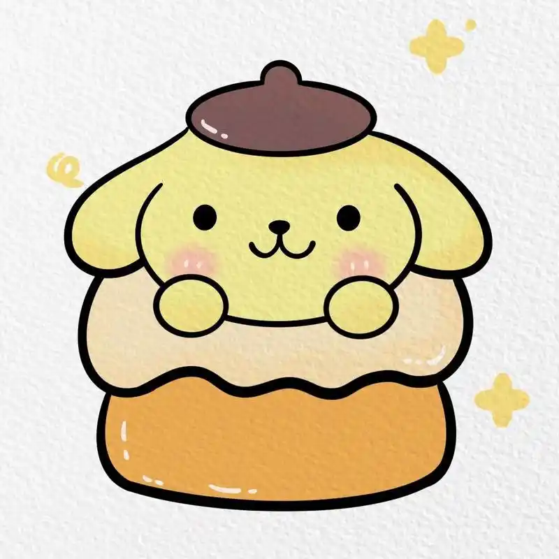 简笔画|【布丁狗】(附过程) 98 98 98 【用具】 44procreate