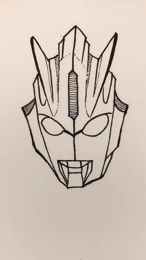 奥特曼美术画奥特曼手绘画图片