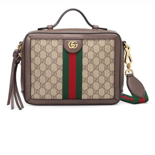 古驰(gucci)单肩包女士包经典款单肩斜挎女包 k05ng 8745棕色