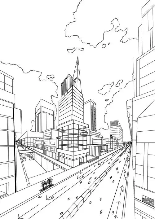 盘旋在高楼大厦的包围之中广州 |