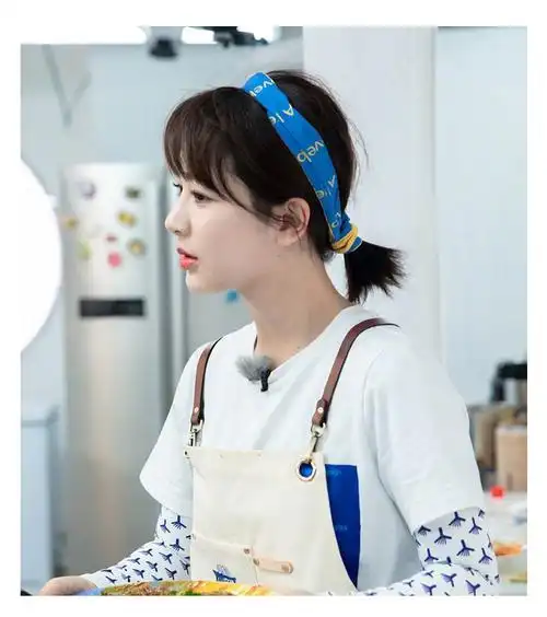 亲爱的热爱的女中餐厅杨紫同款发带绑发铁丝打结交叉细拼色钢丝潮