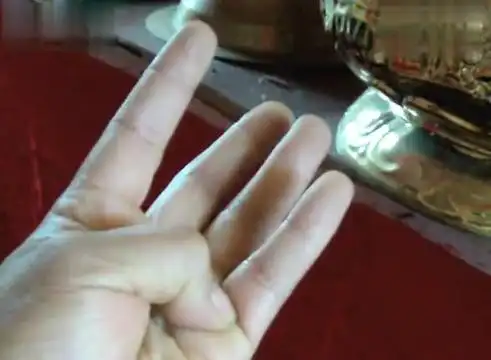 金光神咒手上掐诀