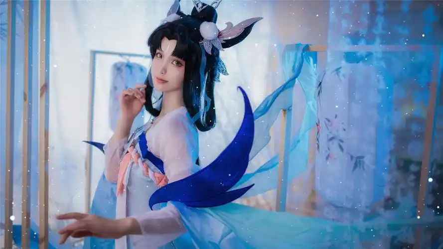 王者荣耀嫦娥如梦令cosplay高清壁纸