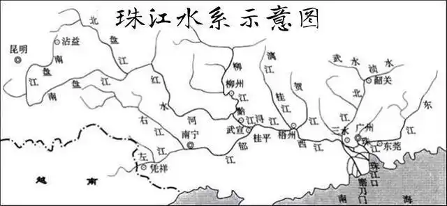 珠江水系中最长的河流,长度仅次于长江,黄河,黑龙江,为中国第四大河流