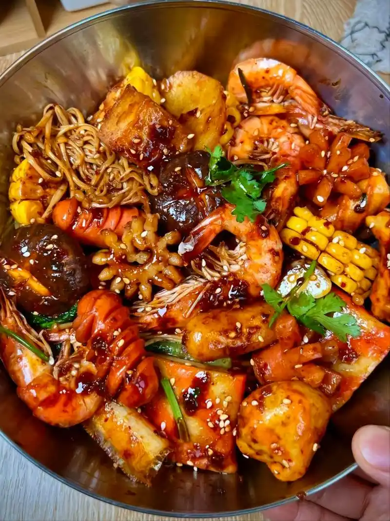 麻辣香锅做法指南# #麻辣香锅# #海鲜麻辣香锅