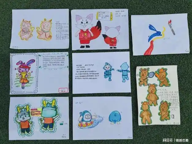 江外小学部第十一届田径运动会吉祥物,手抄报征集结果出炉啦!